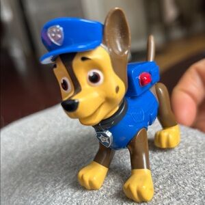PAW PATROL Chase figure 3” preloved blue brown cartoon